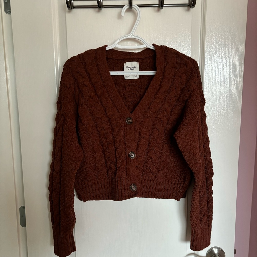 Abercrombie & Fitch Chenille Cardigan